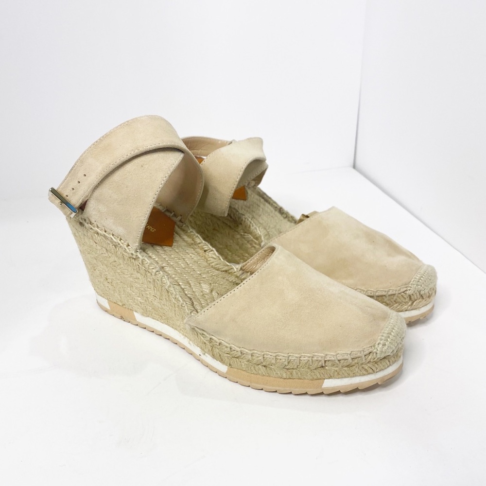 Diane Von Furstenberg Pink Suede Wedge Espidrille